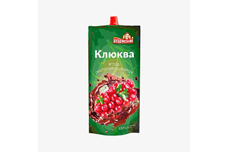 Клюква протертая с сахаром 280г д/п Буздякский