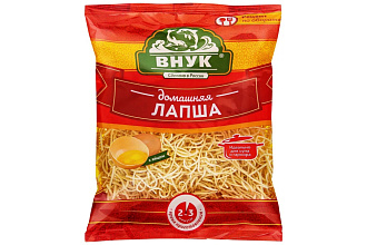 Макаронные изделия Лапша Домашняя 250г Внук