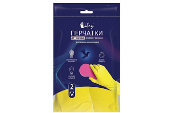 Перчатки "Libry" резиновые M 12