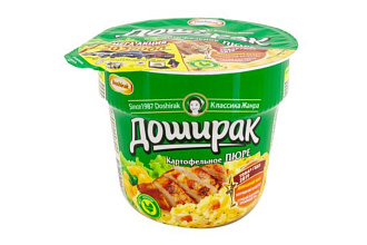 Картофельное пюре со вкусом Курицы 40г Доширак 
