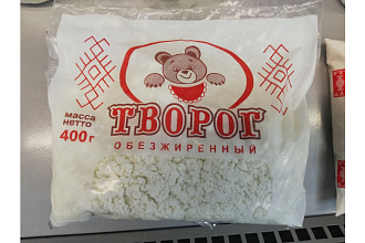Творог обезжиренный 0,4 кг Кудымкар