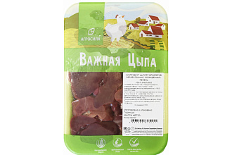 Печень на подложке зам 0,7кг 1/15 шт Важная цыпа