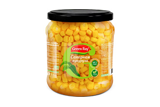 Кукуруза сахарная Green Ray стекло 450 мл 