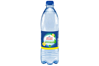 Вода Светлый родник Со вкусом лимона 0,5л газ, Очерский