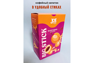 Напиток кофейный раств. Joe Black Big Stick Капучино амаретто 30г