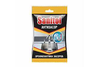 Антизасор для чистки труб 90 гр. Sanitol