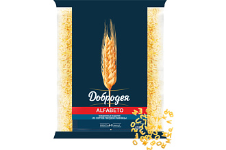 Макаронные изделия Alfabeto Латиница 400гр Добродея  