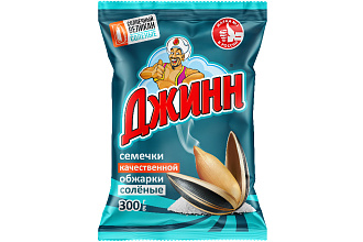 Семечки жареные Джинн Солнечный Великан соль 300г