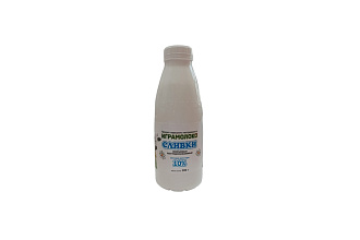 Сливки 10% 0,5 кг бутылка, Играмолоко