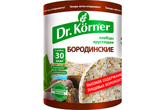 Хлебцы Бородинские 100г 1*20 Dr Korner