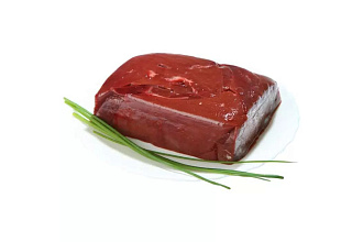 Печень говяжья замороженная ,1кг, Нахаева