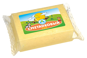 Сыр Сметанковый 50% 200гр Кез