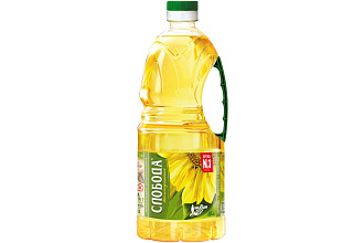 Масло подсолнечное Слобода рафинированное 1,8л