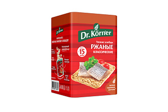 Хлебцы Ржаные классические 100 гр Dr Korner