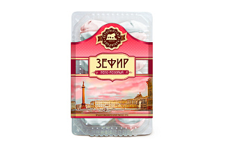 Зефир Бело-Розовый, 420г КФ "Петербург Кондитеръ"